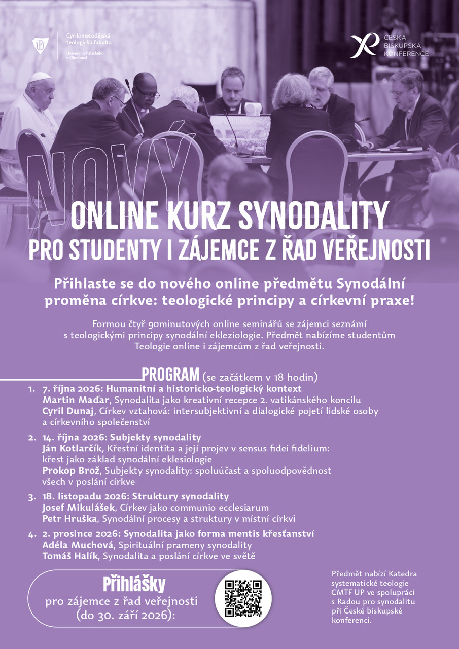 Online kurz synodality na CMTF Univerzity Palackého v Olomouci